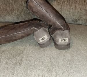 UGG Dark Brown Suede Footwear